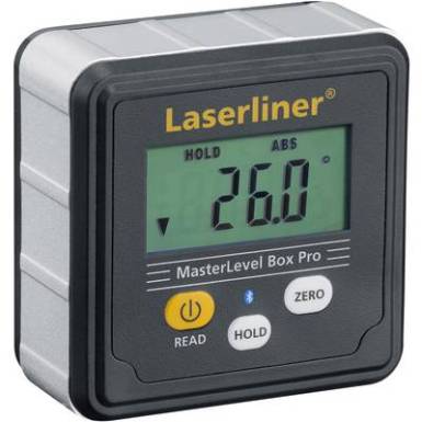 Laserliner MasterLevel Box Pro (BLE) 081.262A Digitális vízmérték 28 mm 360 ° Kalibrált: Gyári standard (tanusítvány nélkül) Laserliner MasterLevel Box Pro (BLE) 081.262A Digitális vízmérték 28 mm 360 ° Kalibrált: Gyári standard (tanusítvány nélkül)