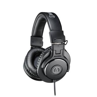 Audio-technica ATH-M30X Black Fejhallgat&oacute;,2.0,3.5mm,K&aacute;bel:3m,47Ohm,15Hz-22000Hz,Black