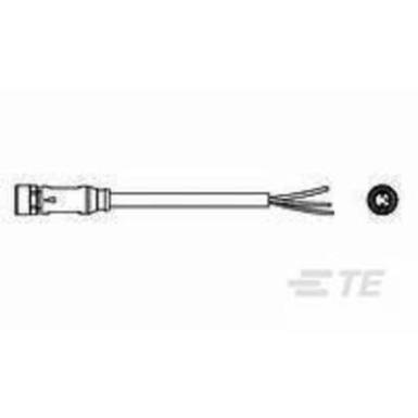 TE Connectivity 1-2273001-1 Érzékelő-/működtető összekötő, konfekcionált M8 Alj, egyenes 1.50 m Pólusszám: 3 1 db TE Connectivity 1-2273001-1 Érzékelő-/működtető összekötő, konfekcionált M8 Alj, egyenes 1.50 m Pólusszám: 3 1 db