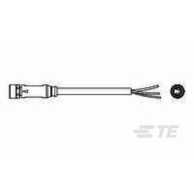 TE Connectivity 1-2273007-1 Érzékelő-/működtető összekötő, konfekcionált M8 Alj, egyenes 1.50 m Pólusszám: 4 1 db TE Connectivity 1-2273007-1 Érzékelő-/működtető összekötő, konfekcionált M8 Alj, egyenes 1.50 m Pólusszám: 4 1 db