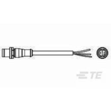TE Connectivity 1-2273034-1 Érzékelő-/működtető összekötő, konfekcionált M12 Alj, egyenes 1.50 m Pólusszám: 5 1 db TE Connectivity 1-2273034-1 Érzékelő-/működtető összekötő, konfekcionált M12 Alj, egyenes 1.50 m Pólusszám: 5 1 db