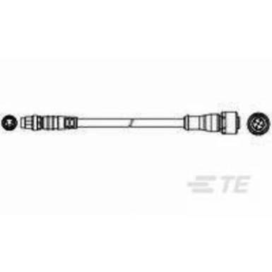 TE Connectivity 1-2273109-4 Érzékelő-/működtető csatlakozóvezeték M8, M12 Dugó, egyenes, Alj, egyenes 1.50 m Pólusszám: 4 1 db TE Connectivity 1-2273109-4 Érzékelő-/működtető csatlakozóvezeték M8, M12 Dugó, egyenes, Alj, egyenes 1.50 m Pólusszám: 4 1 db