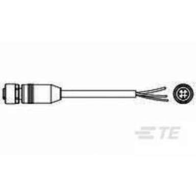 TE Connectivity 2273045-1 Érzékelő-/működtető összekötő, konfekcionált M12 Alj, egyenes 1.50 m Pólusszám: 4 1 db TE Connectivity 2273045-1 Érzékelő-/működtető összekötő, konfekcionált M12 Alj, egyenes 1.50 m Pólusszám: 4 1 db
