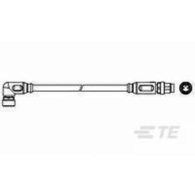 TE Connectivity 3-2273124-4 Érzékelő-/működtető csatlakozóvezeték M8 Alj, hajlított, Dugó, egyenes 1.50 m Pólusszám: 3 1 db TE Connectivity 3-2273124-4 Érzékelő-/működtető csatlakozóvezeték M8 Alj, hajlított, Dugó, egyenes 1.50 m Pólusszám: 3 1 db