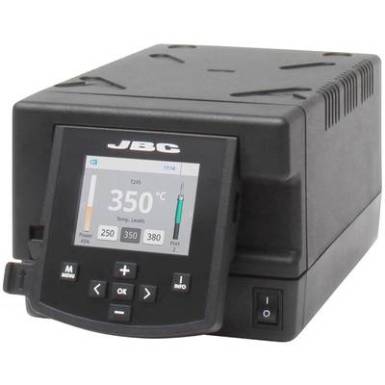 Forrasztó-/kiforrasztó állomás tápellátó egység digitális JBC DDE-2C 90 - 450 °C Forrasztó-/kiforrasztó állomás tápellátó egység digitális JBC DDE-2C 90 - 450 °C