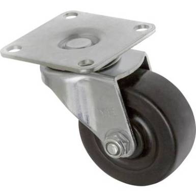 TOOLCRAFT TO-5137884 forgó görgő szerelőlappal, gumi 50 mm TOOLCRAFT TO-5137884 forgó görgő szerelőlappal, gumi 50 mm