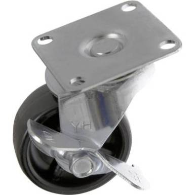 TOOLCRAFT TO-5137896 forgó görgő fékkel és szerelőlappal PP 50 mm TOOLCRAFT TO-5137896 forgó görgő fékkel és szerelőlappal PP 50 mm