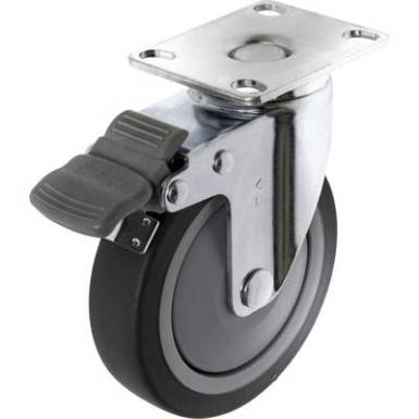 TOOLCRAFT TO-5137920 forg&oacute; g&ouml;rgő f&eacute;kkel &eacute;s szerelőlappal TPR 100 mm