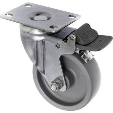 TOOLCRAFT TO-5137938 forg&oacute; g&ouml;rgő f&eacute;kkel &eacute;s szerelőlappal PP 100 mm