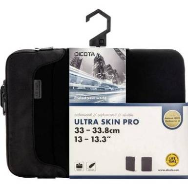 Dicota Notebook táska Ultra Skin PRO 13-13.3 Alkalmas: Max.: 33,8 cm (13,3) Fekete Dicota Notebook táska Ultra Skin PRO 13-13.3 Alkalmas: Max.: 33,8 cm (13,3) Fekete