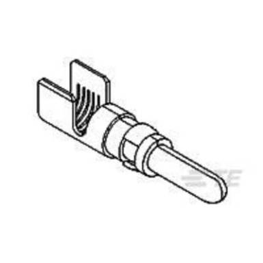TE Connectivity 213845-4 Kerek dug&oacute; Stift 1 db
