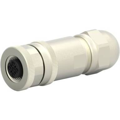 TE Connectivity T4110011031-000 Érzékelő-/működtető összekötő, konfekcionálatlan M12 Alj, egyenes Pólusszám: 3 1 db TE Connectivity T4110011031-000 Érzékelő-/működtető összekötő, konfekcionálatlan M12 Alj, egyenes Pólusszám: 3 1 db