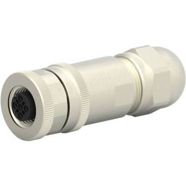 TE Connectivity T4110012021-000 Érzékelő-/működtető összekötő, konfekcionálatlan M12 Alj, egyenes Pólusszám: 2 1 db TE Connectivity T4110012021-000 Érzékelő-/működtető összekötő, konfekcionálatlan M12 Alj, egyenes Pólusszám: 2 1 db