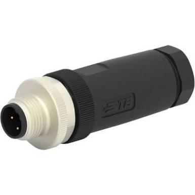TE Connectivity T4111402041-000 Érzékelő-/működtető összekötő, konfekcionálatlan M12 Dugó, egyenes Pólusszám: 4 1 db TE Connectivity T4111402041-000 Érzékelő-/működtető összekötő, konfekcionálatlan M12 Dugó, egyenes Pólusszám: 4 1 db