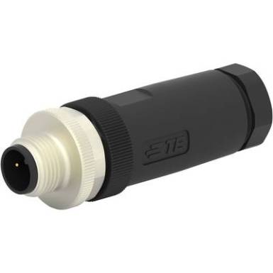 TE Connectivity T4111002021-000 Érzékelő-/működtető összekötő, konfekcionálatlan M12 Dugó, egyenes Pólusszám: 2 1 db TE Connectivity T4111002021-000 Érzékelő-/működtető összekötő, konfekcionálatlan M12 Dugó, egyenes Pólusszám: 2 1 db