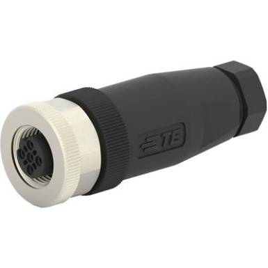 TE Connectivity T4110401041-000 Érzékelő-/működtető összekötő, konfekcionálatlan M12 Alj, egyenes Pólusszám: 4 1 db TE Connectivity T4110401041-000 Érzékelő-/működtető összekötő, konfekcionálatlan M12 Alj, egyenes Pólusszám: 4 1 db