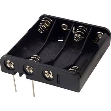 TRU COMPONENTS BH441P Elemtartó 4 Mikro (AAA) TRU COMPONENTS BH441P Elemtartó 4 Mikro (AAA)
