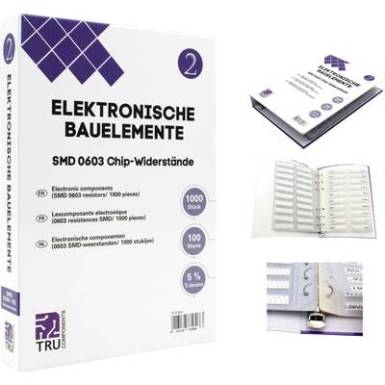 TRU COMPONENTS TC-6869404 Rendszerező mappa SMD 0603 0.1 W 5 % 1000 rész TRU COMPONENTS TC-6869404 Rendszerező mappa SMD 0603 0.1 W 5 % 1000 rész