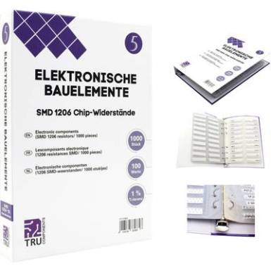 TRU COMPONENTS TC-6869416 Rendszerező mappa SMD 1206 0.25 W 1 % 1000 rész TRU COMPONENTS TC-6869416 Rendszerező mappa SMD 1206 0.25 W 1 % 1000 rész