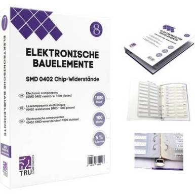 TRU COMPONENTS TC-6869420 Rendszerező mappa SMD 0402 0.625 W 5 % 1000 rész TRU COMPONENTS TC-6869420 Rendszerező mappa SMD 0402 0.625 W 5 % 1000 rész