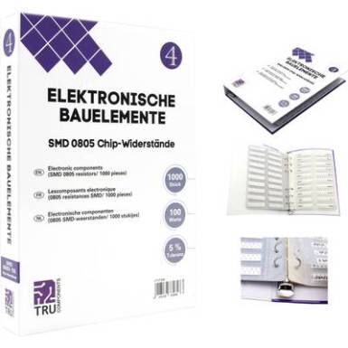 TRU COMPONENTS TC-6869424 Rendszerező mappa SMD 0805 0.125 W 5 % 1000 r&eacute;sz