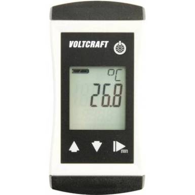VOLTCRAFT PTM-100 Hőm&eacute;rs&eacute;klet m&eacute;rőműszer -200 - 450 &deg;C &Eacute;rz&eacute;kelő t&iacute;pus Pt1000 IP65 Kalibr&aacute;lt: Gy&aacute;ri standard (tanus&iacute;tv&aacute;nnyal)