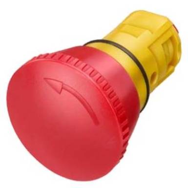 Siemens 3SB2000-1AC01 V&eacute;szmeg&aacute;ll&iacute;t&oacute; gomba nyom&oacute;gomb IP65 1 db