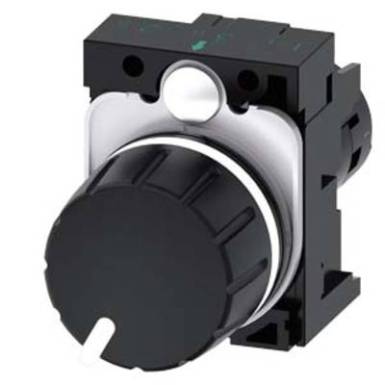 Siemens 3SU1200-2PQ10-1AA0 Forgató potenciométer 1 kOhm 1 db Siemens 3SU1200-2PQ10-1AA0 Forgató potenciométer 1 kOhm 1 db