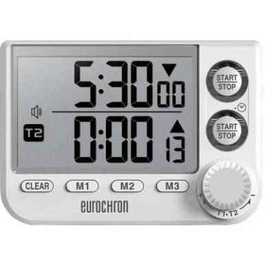 Eurochron EDT 8002 Időzítő Fehér digitális Eurochron EDT 8002 Időzítő Fehér digitális