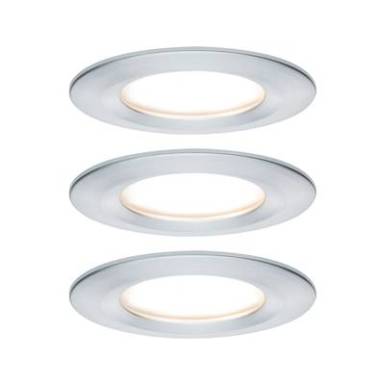 Fürdőszobai beépíthető lámpa 3 részes készlet LED LED 19.5 W IP44 Paulmann Nova Alumínium Fürdőszobai beépíthető lámpa 3 részes készlet LED LED 19.5 W IP44 Paulmann Nova Alumínium