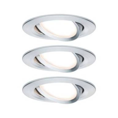 Beépíthető lámpa 3 részes készlet LED LED 19.5 W Paulmann 93487 Nova Alumínium Beépíthető lámpa 3 részes készlet LED LED 19.5 W Paulmann 93487 Nova Alumínium