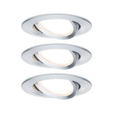 Beépíthető lámpa 3 részes készlet LED LED 19.5 W Paulmann 93451 Nova Alumínium Beépíthető lámpa 3 részes készlet LED LED 19.5 W Paulmann 93451 Nova Alumínium