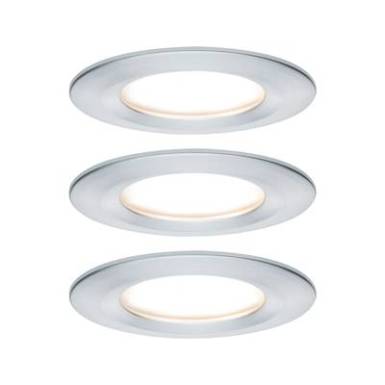 F&uuml;rdőszobai be&eacute;p&iacute;thető l&aacute;mpa 3 r&eacute;szes k&eacute;szlet LED LED 19.5 W IP44 Paulmann Nova Alum&iacute;nium