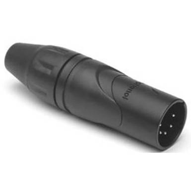Amphenol XLR csatlakozó Dugó, egyenes Pólusszám: 5 1 db Amphenol XLR csatlakozó Dugó, egyenes Pólusszám: 5 1 db