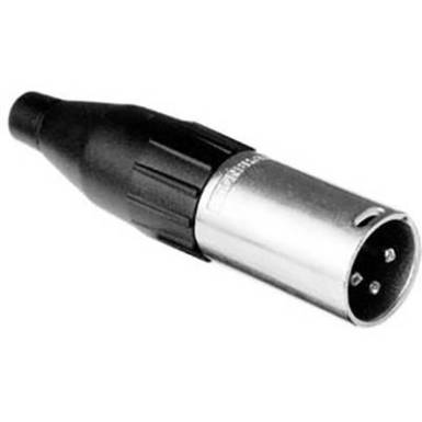 Amphenol XLR csatlakozó Dugó, egyenes Pólusszám: 3 Fekete/ezüst 1 db Amphenol XLR csatlakozó Dugó, egyenes Pólusszám: 3 Fekete/ezüst 1 db