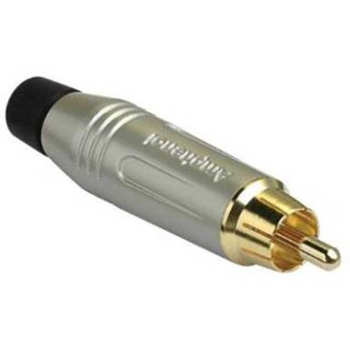 Amphenol RCA csatlakozó Dugó, egyenes Pólusszám: 2 Mono Ezüst 1 db Amphenol RCA csatlakozó Dugó, egyenes Pólusszám: 2 Mono Ezüst 1 db