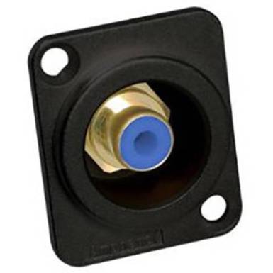 Amphenol RCA csatlakozó Peremes hüvely Pólusszám: 2 Mono Fekete/kék 1 db Amphenol RCA csatlakozó Peremes hüvely Pólusszám: 2 Mono Fekete/kék 1 db