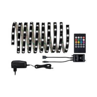 Paulmann Lights and Sound Comfort 709.56 LED csík teljes készlet EEK: LED Dugóval 12 V 300 cm RGB Paulmann Lights and Sound Comfort 709.56 LED csík teljes készlet EEK: LED Dugóval 12 V 300 cm RGB