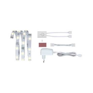 Paulmann YourLED ECO Comfort 709.54 LED csík teljes készlet EEK: LED Dugóval 12 V 100 cm Melegfehér Paulmann YourLED ECO Comfort 709.54 LED csík teljes készlet EEK: LED Dugóval 12 V 100 cm Melegfehér