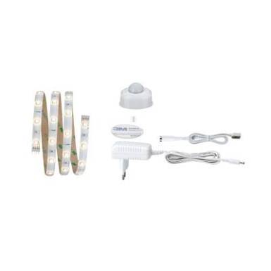 Paulmann Night Comfort 709.55 LED csík készlet mozgásjelzővel EEK: LED Dugóval 12 V 100 cm Melegfehér Paulmann Night Comfort 709.55 LED csík készlet mozgásjelzővel EEK: LED Dugóval 12 V 100 cm Melegfehér