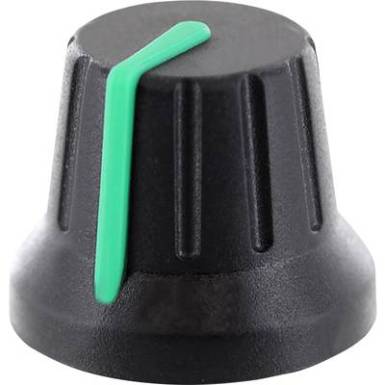 TRU COMPONENTS Forgatógomb Fej jelöléssel Fekete (? x Ma) 18.8 mm x 15.24 mm 1 db TRU COMPONENTS Forgatógomb Fej jelöléssel Fekete (? x Ma) 18.8 mm x 15.24 mm 1 db