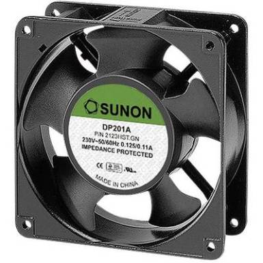 Axi&aacute;lis ventil&aacute;tor (ipari), 230 V/AC 177 m?/h 120 x 120 x 38 mm Sunon DP201A2123HST.GN