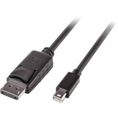 LINDY Kijelző csatlakoz&oacute; Csatlakoz&oacute;k&aacute;bel [1x DisplayPort dug&oacute; - 1x Mini DisplayPort dug&oacute;] 2 m Fekete