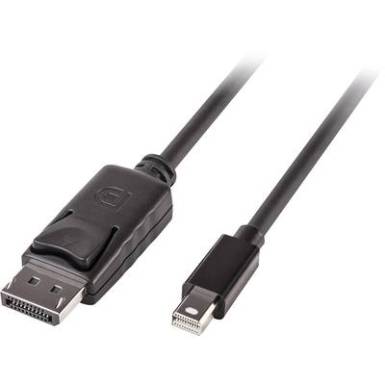 LINDY Kijelző csatlakoz&oacute; Csatlakoz&oacute;k&aacute;bel [1x DisplayPort dug&oacute; - 1x Mini DisplayPort dug&oacute;] 5 m Fekete