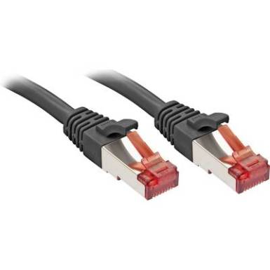 RJ45 Hálózat Csatlakozókábel CAT 6 S/FTP 10 m Fekete Védővel LINDY RJ45 Hálózat Csatlakozókábel CAT 6 S/FTP 10 m Fekete Védővel LINDY