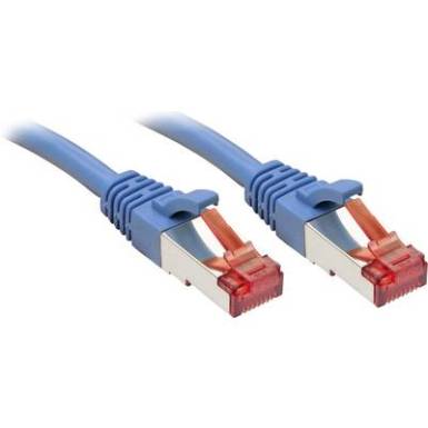 RJ45 H&aacute;l&oacute;zat Csatlakoz&oacute;k&aacute;bel CAT 6 S/FTP 2 m K&eacute;k V&eacute;dővel LINDY