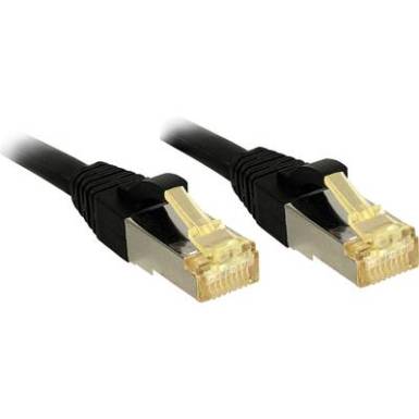 RJ45 Hálózat Csatlakozókábel S/FTP 0.3 m Fekete Védővel LINDY RJ45 Hálózat Csatlakozókábel S/FTP 0.3 m Fekete Védővel LINDY