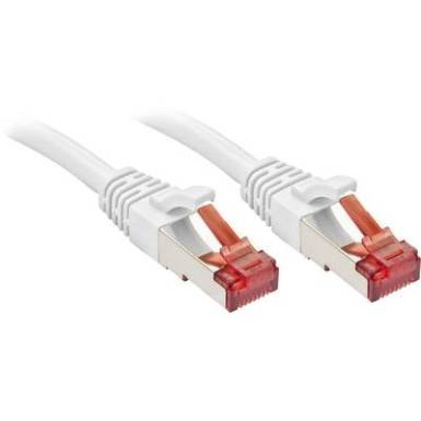RJ45 Hálózat Csatlakozókábel CAT 6 S/FTP 2 m Fehér Védővel LINDY RJ45 Hálózat Csatlakozókábel CAT 6 S/FTP 2 m Fehér Védővel LINDY