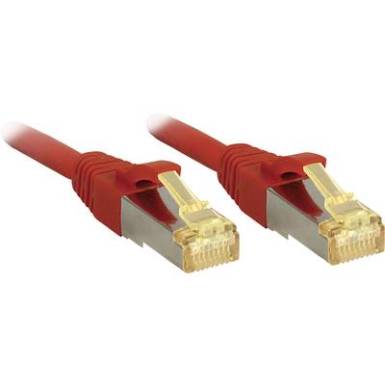 RJ45 Hálózat Csatlakozókábel S/FTP 3 m Piros Védővel LINDY RJ45 Hálózat Csatlakozókábel S/FTP 3 m Piros Védővel LINDY