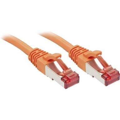 RJ45 Hálózat Csatlakozókábel CAT 6 S/FTP 5 m Narancs Védővel LINDY RJ45 Hálózat Csatlakozókábel CAT 6 S/FTP 5 m Narancs Védővel LINDY